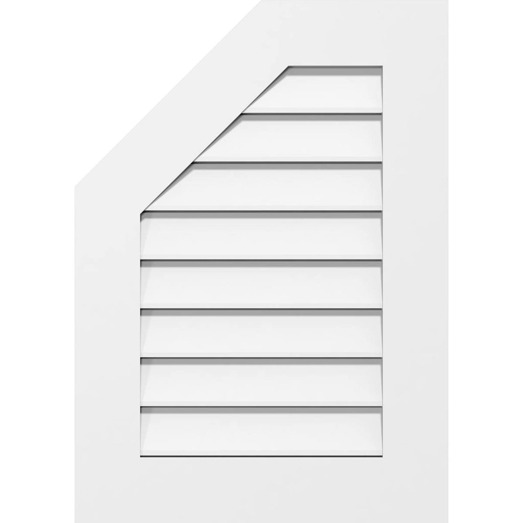 Octagonal Surface Mount PVC Gable Vent Z188985