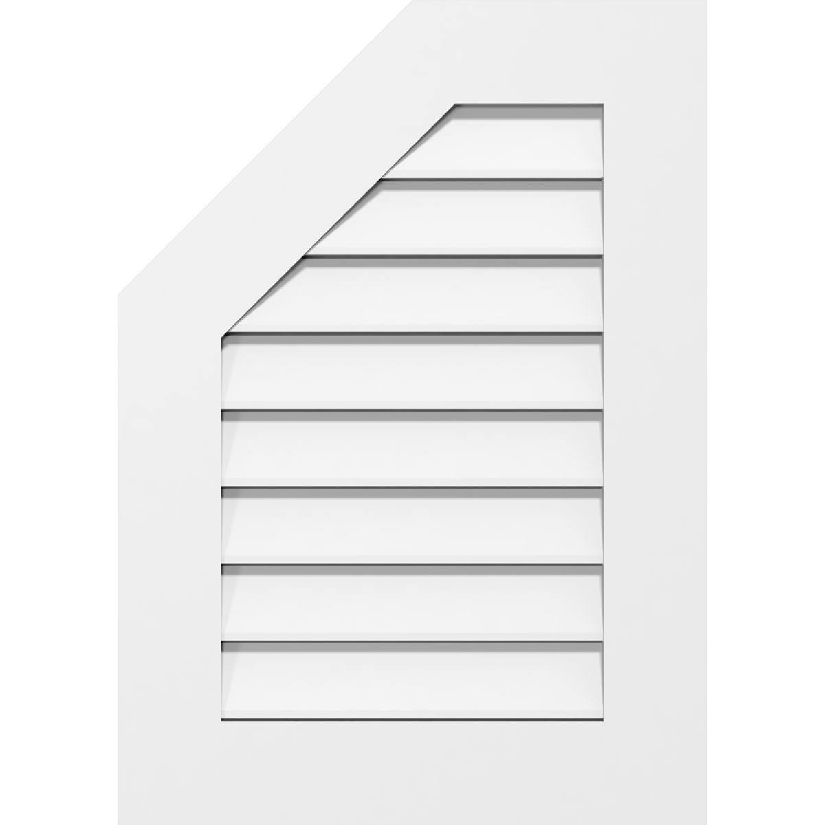 Octagonal Surface Mount PVC Gable Vent Z188985