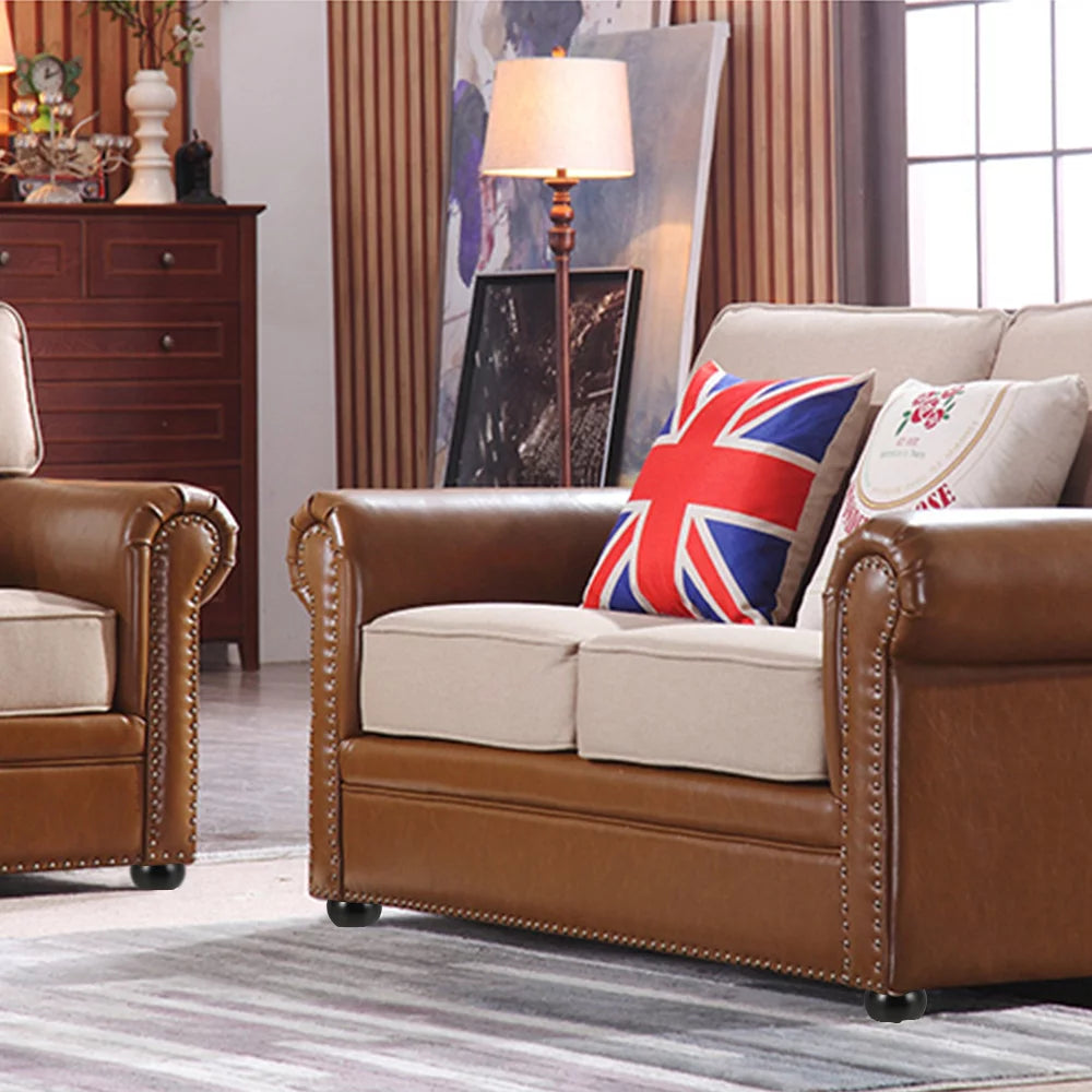 4 Wooden Replacement Furniture Legs Turned Pine M59904