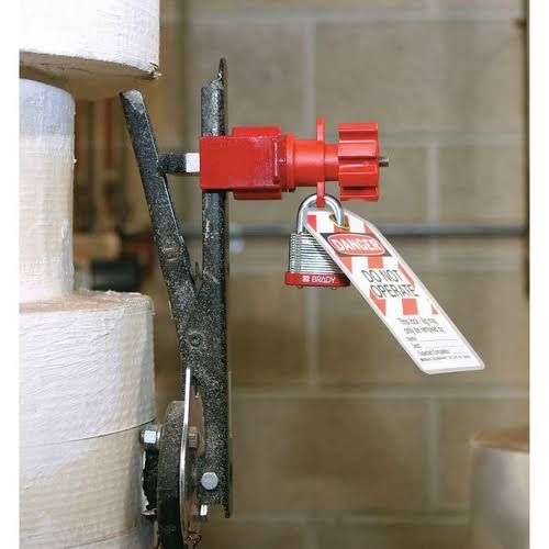 Keyed Padlock, 1-5/16x22w, pk6 Z4140
