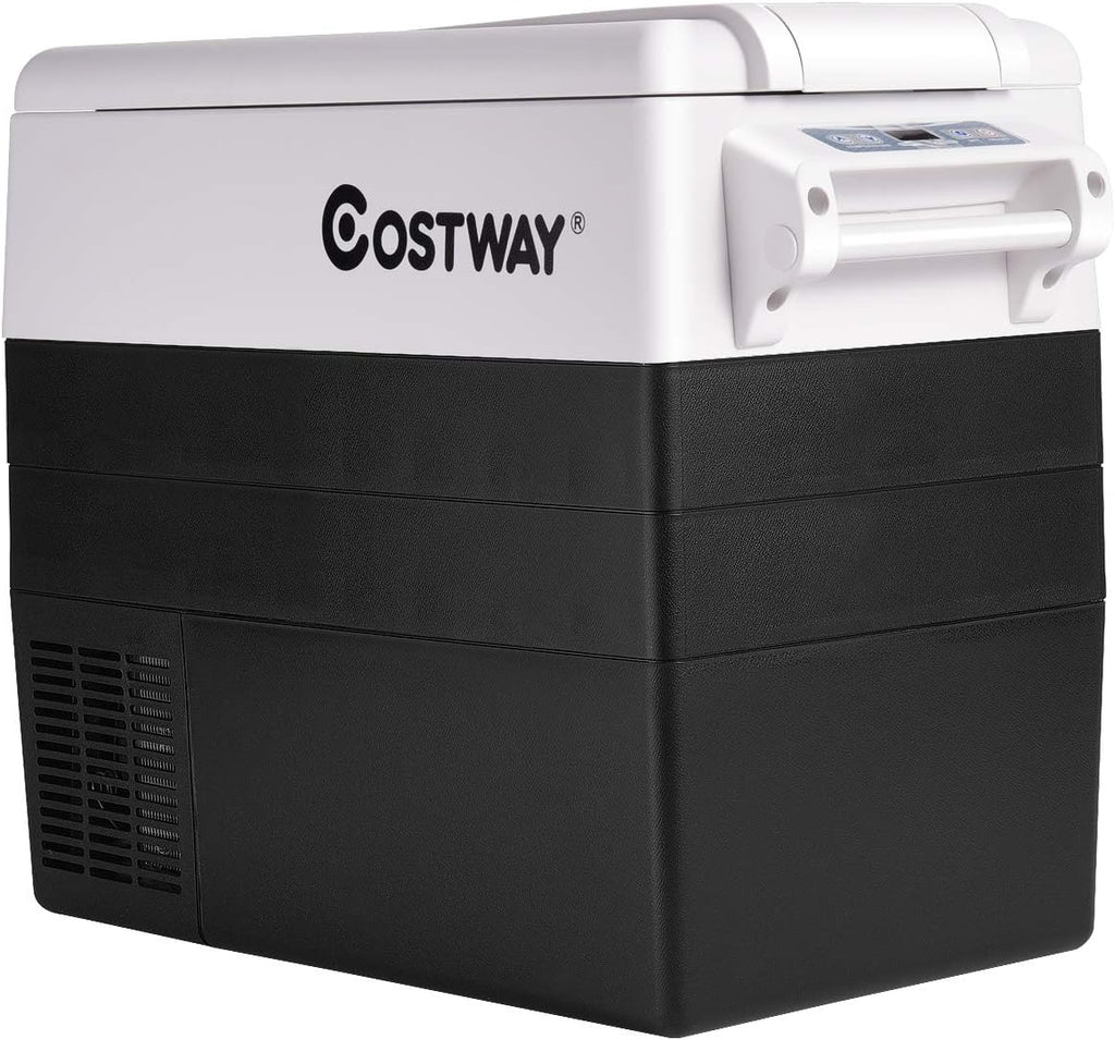 55-Quart Portable Compressor Car Refrigerator with LCD Display X366