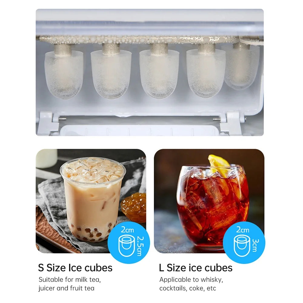 Countertop Ice Maker, 26lbs/24Hrs, Self-Cleaning J77447