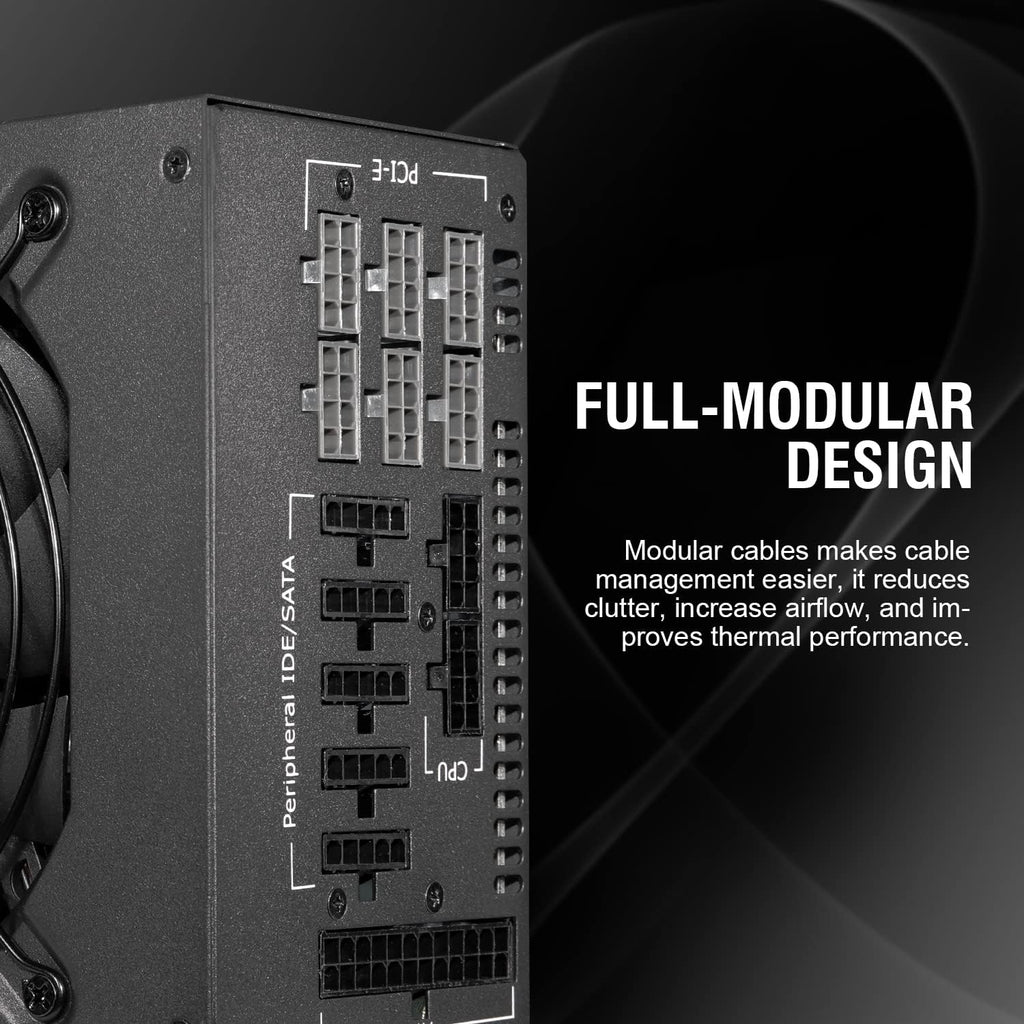 1600W Fully Modular PSU with 140mm Fan N550