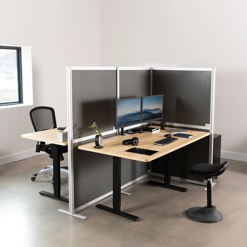 T-Shaped Modular Wall System, 4 PET Panels M734