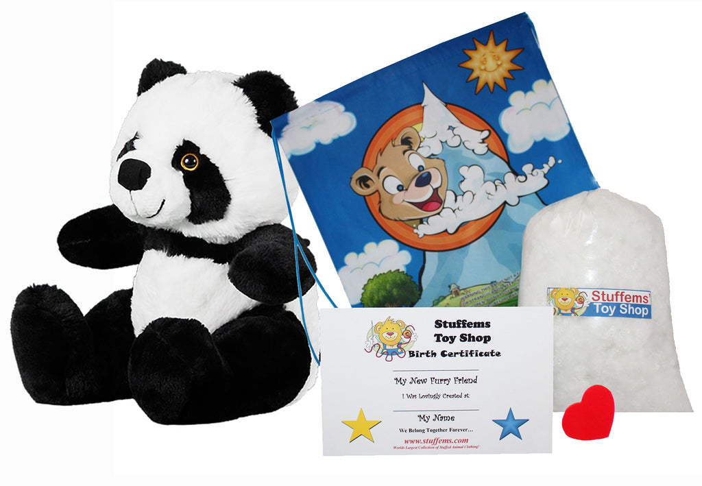 Stuffed Animal 16" Panda Kit with Backpack I817