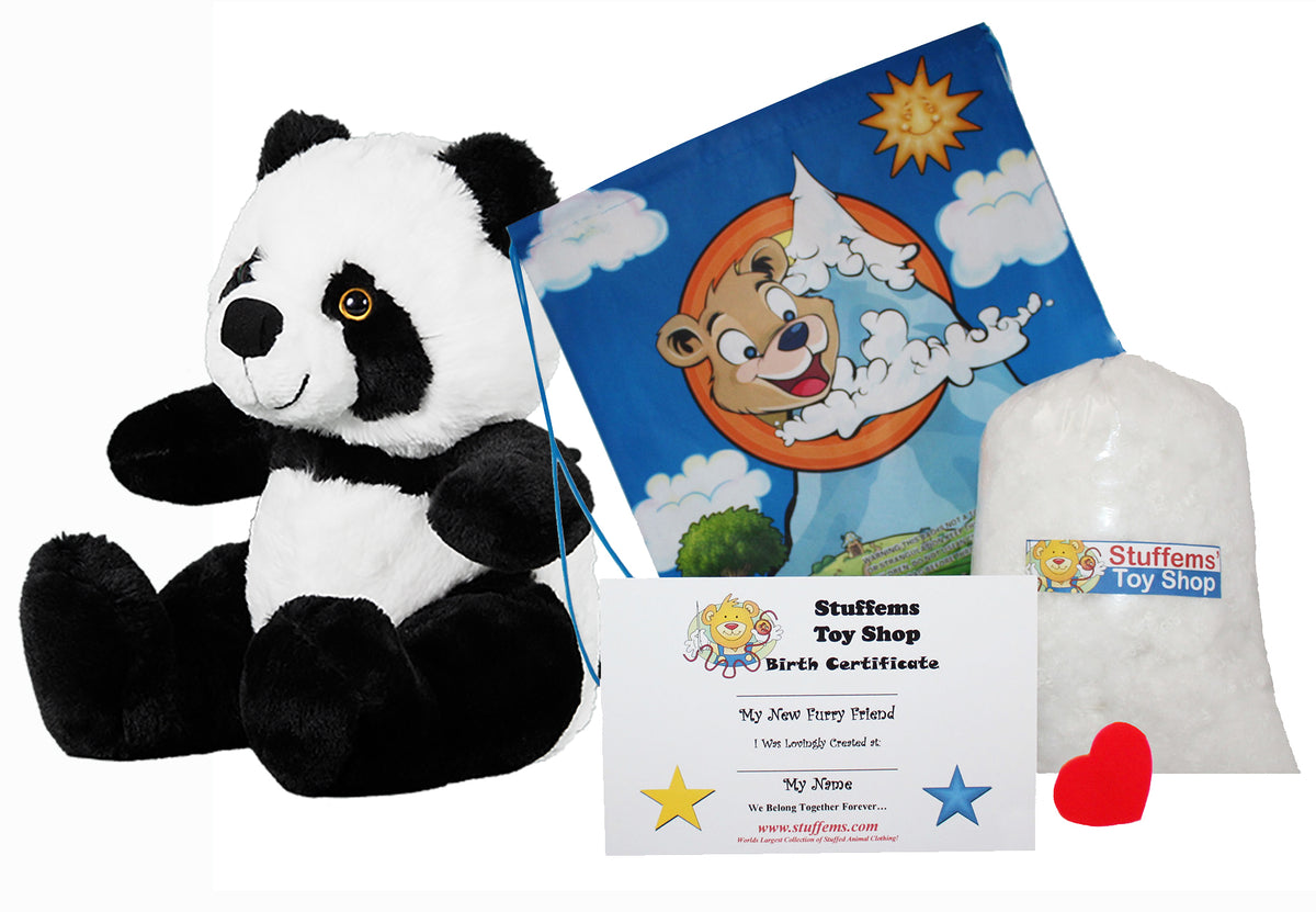 Stuffed Animal 16" Panda Kit with Backpack I817