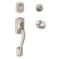 Satin Nickel Single Cylinder Handleset Z55094