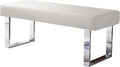 Upholstered Bench with Metal Legs W248