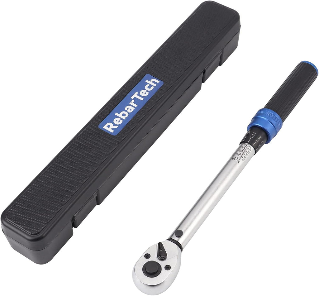 3/8-Inch Drive Click Torque Wrench, Preset, Dual Torque Scales, Pack of 2 O83802