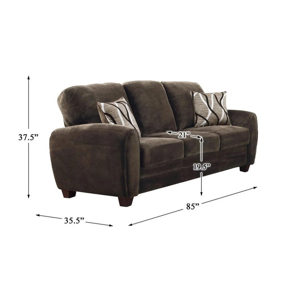 Contemporary Microfiber Upholstered Sofa O140414