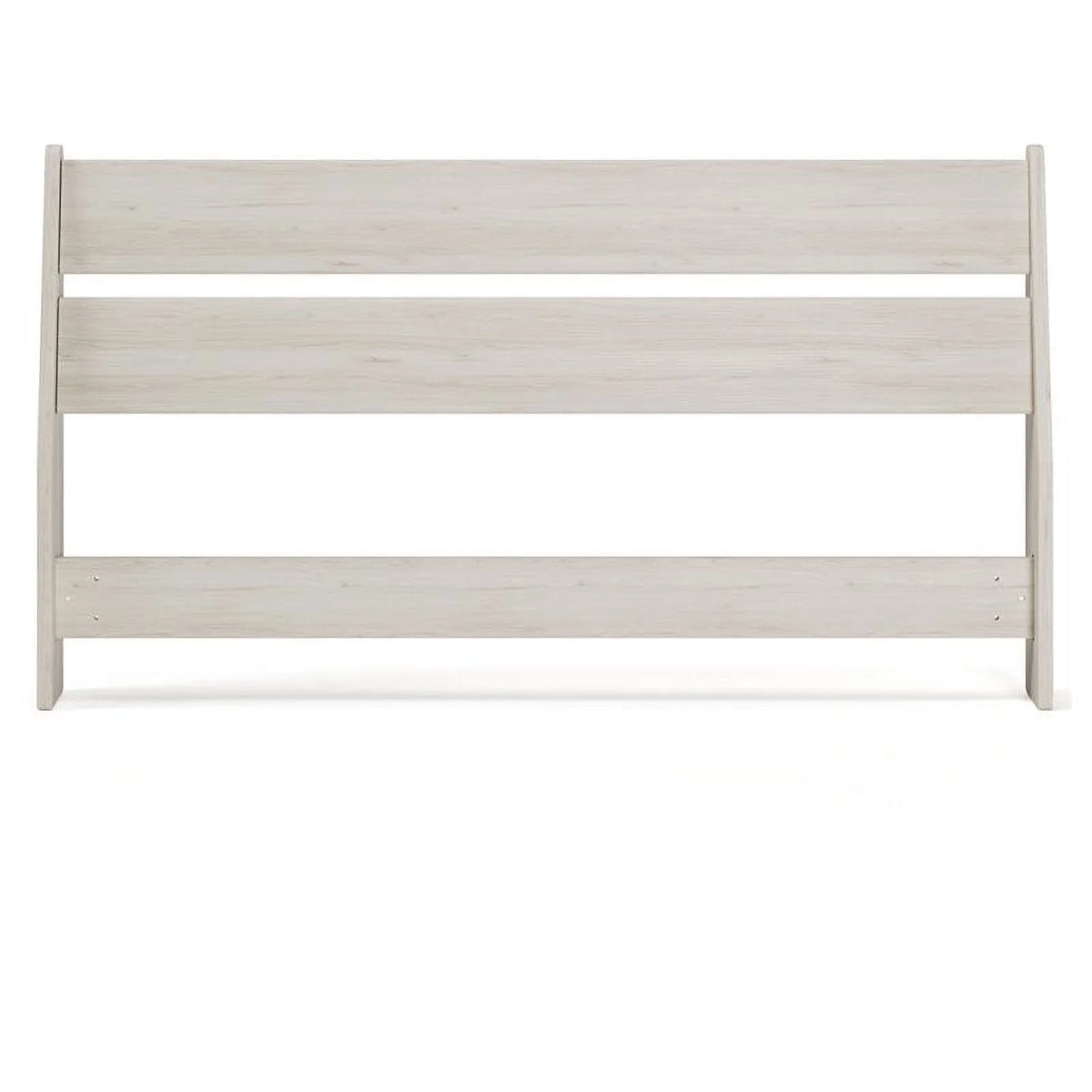 White Engineered Wood Queen Panel Headboard D4962
