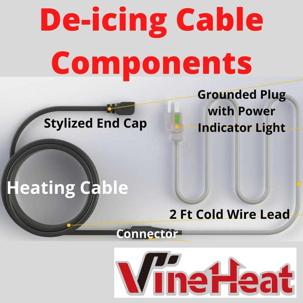 140 Ft De-Icing Cable for Roofs, Gutters and Downspouts M63662
