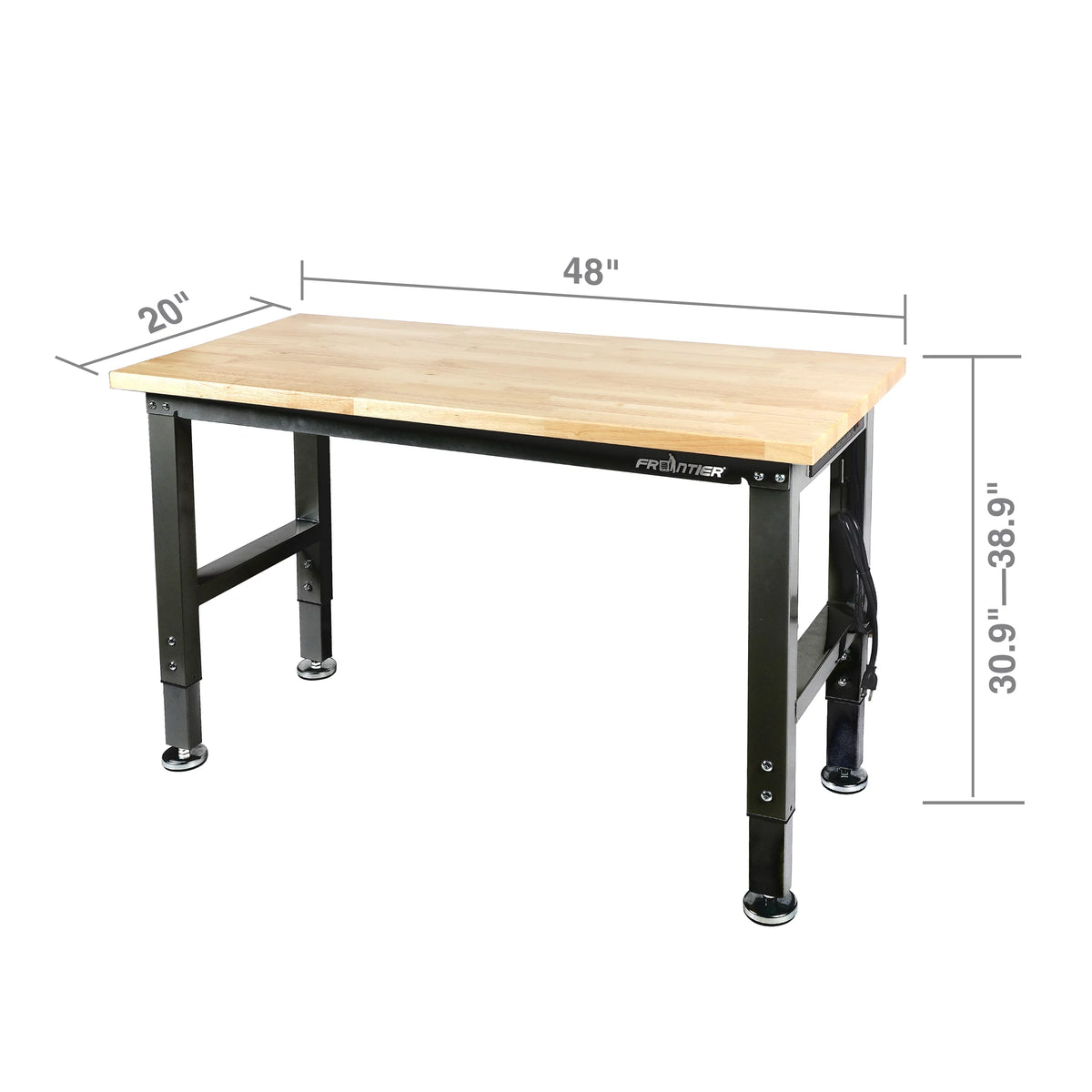 48-inch Heavy-Duty Workbench with Adjustable Height M752679