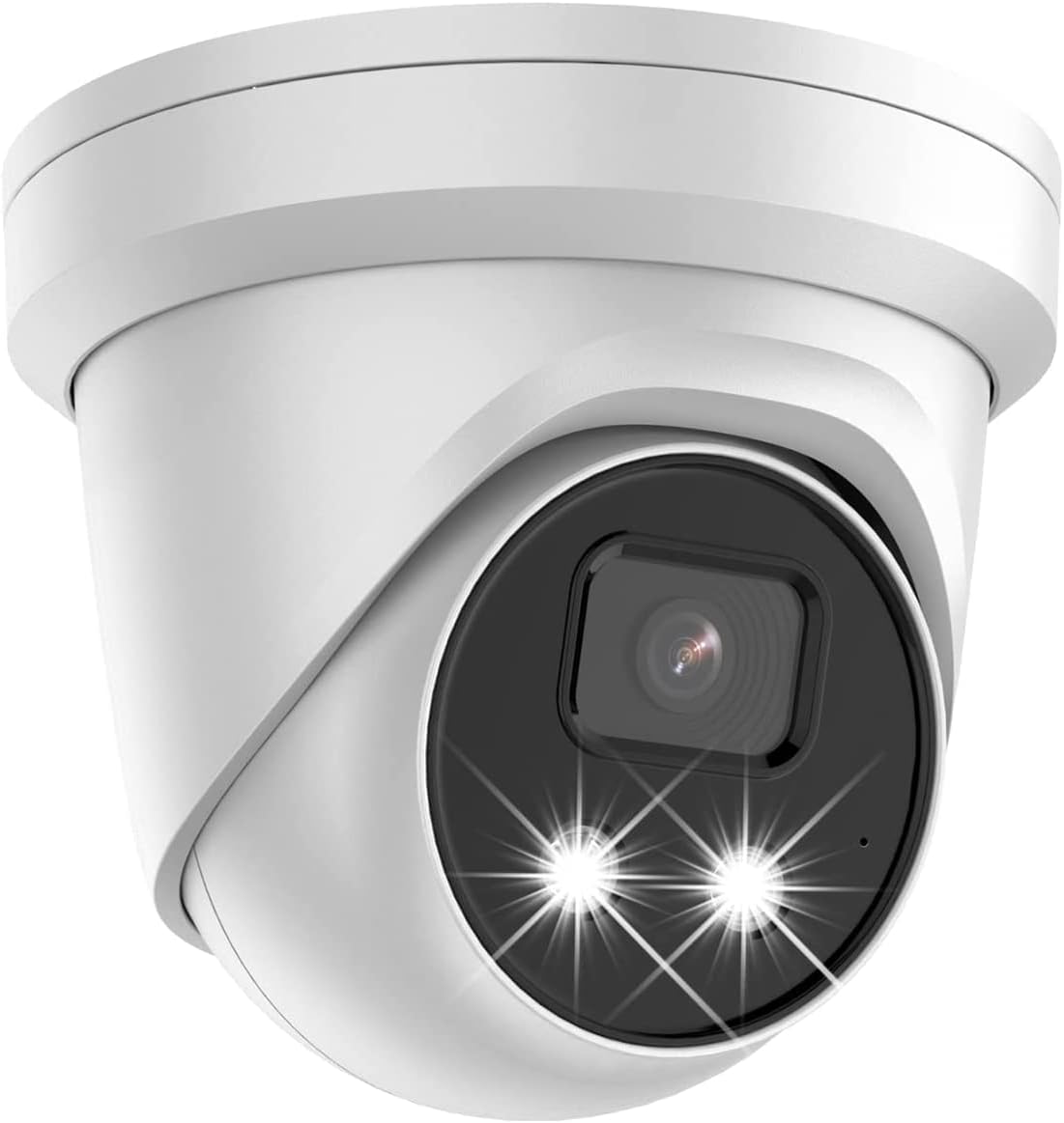 4MP Outdoor PoE Turret IP Camera, 2.8mm, EXIR 98ft Night Vision, Built-in Mic, IP67 Waterproof, H.265+ U821