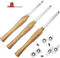 Carbide Woodturning Tool Mini Size 3 Piece Set with Comfort Grip Handles Z5722