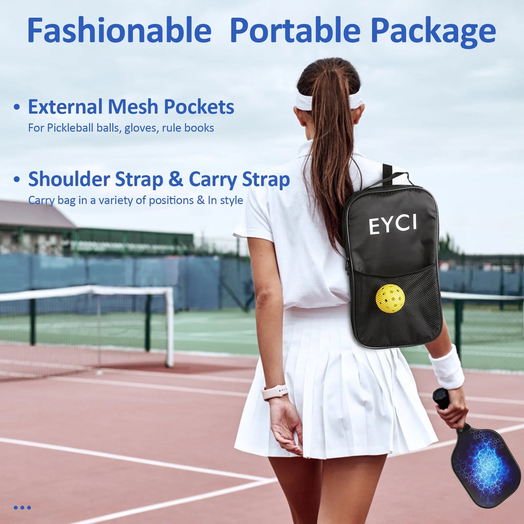 Graphite Carbonfiber Pickleball Paddle Set of 2 Q106563