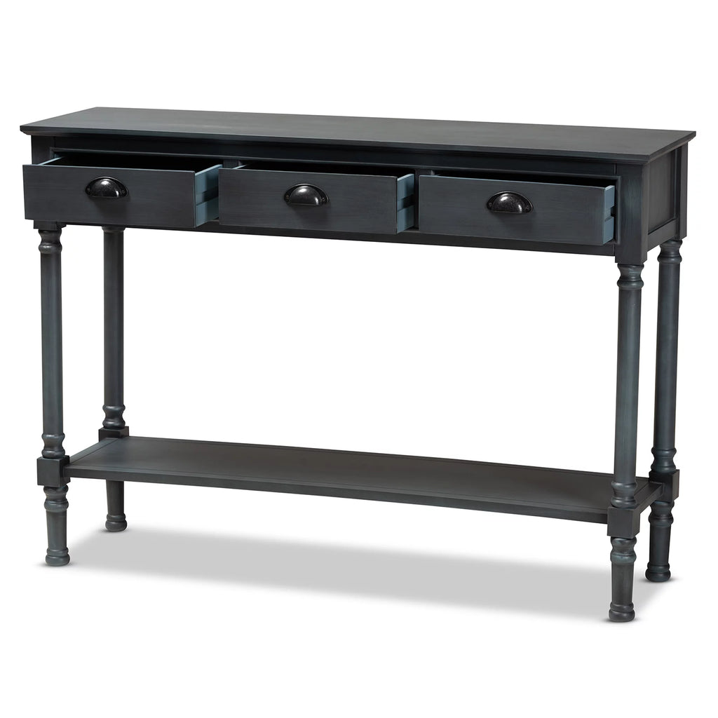 Modern Metal Console Table with Drawer O1992