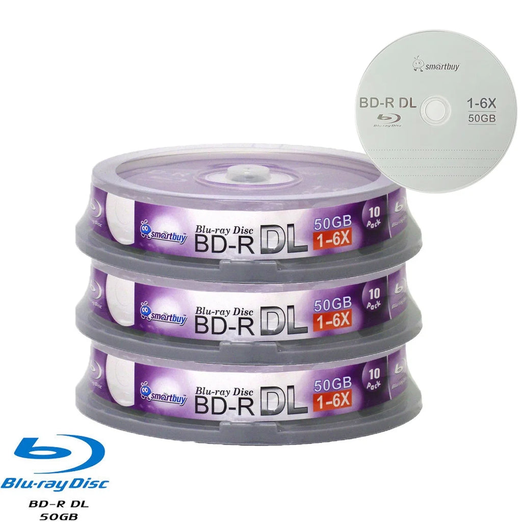 40-disc 50gb 6x Blu-ray Bd-r Dl Dual Layer Recordable Media Disc C34122