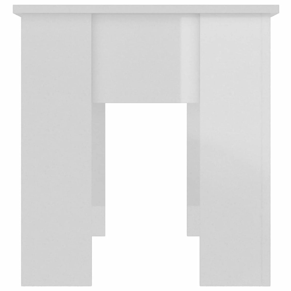 High Gloss White Engineered Wood Coffee Table I829069
