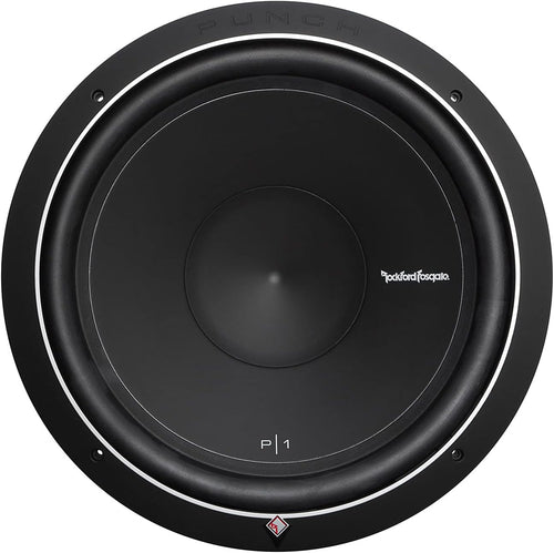 1 P1S2-15 Punch P1 15" 2-Ohm Subwoofers and 1 P1G-15 Stamped Grille Insert K6639
