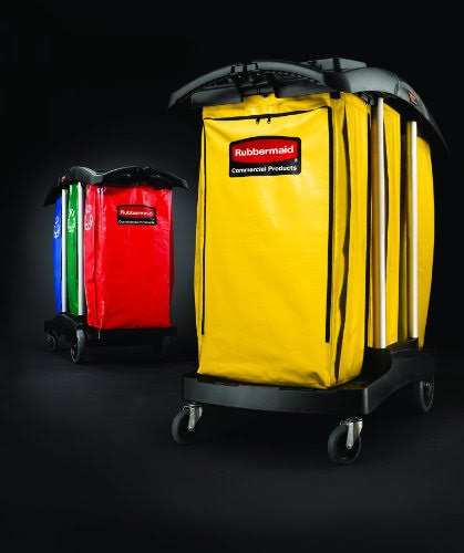 Tri-Bag Waste-Collection Recycling Cart J927354