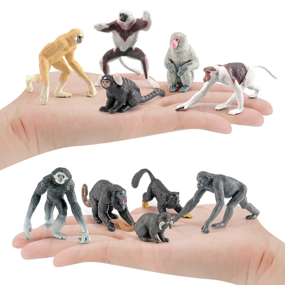 10PCS Simulation Zoo Animal Ornament Model P472669