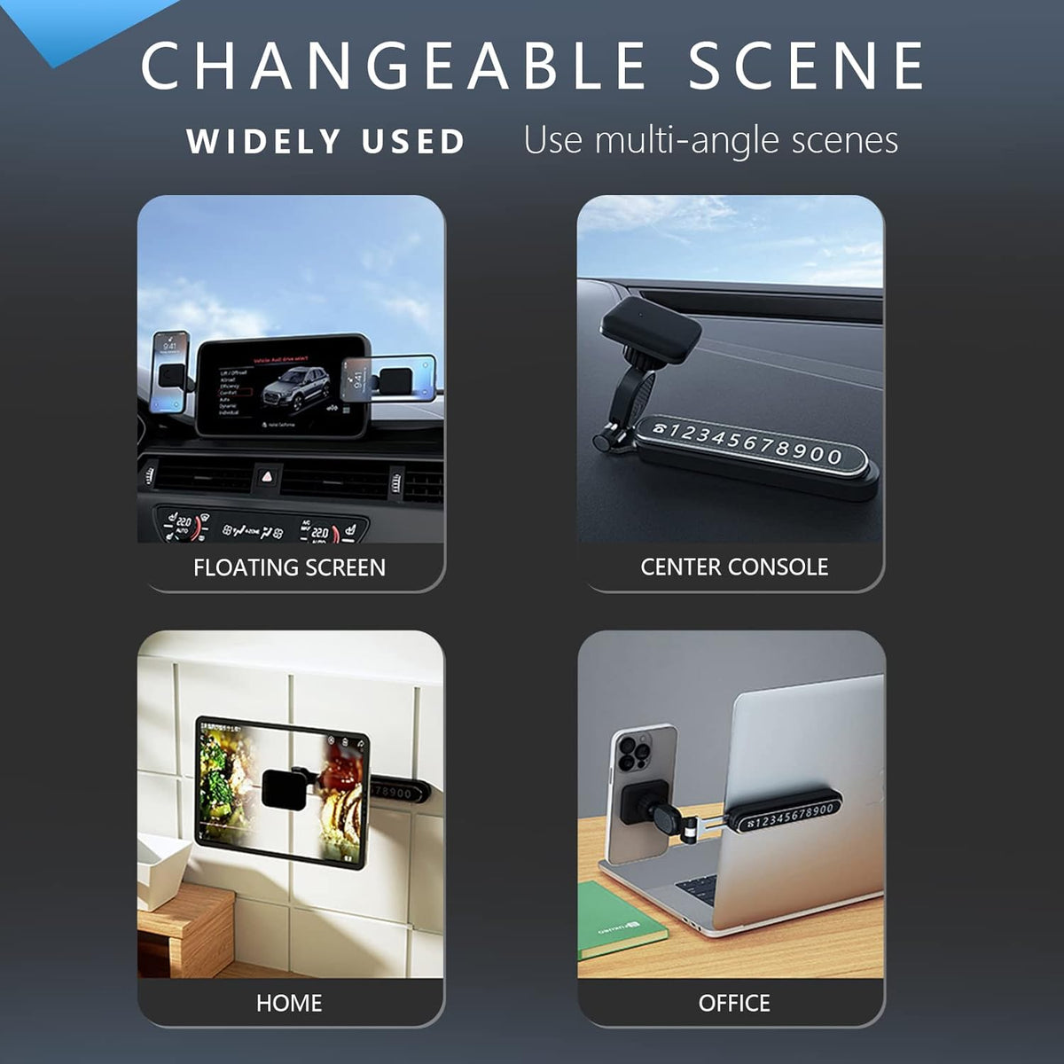 Magnetic Car Phone Mount P6554