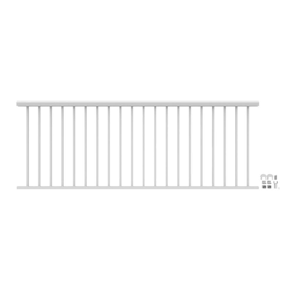 White Aluminum Decorative Rail Level Kit L51534