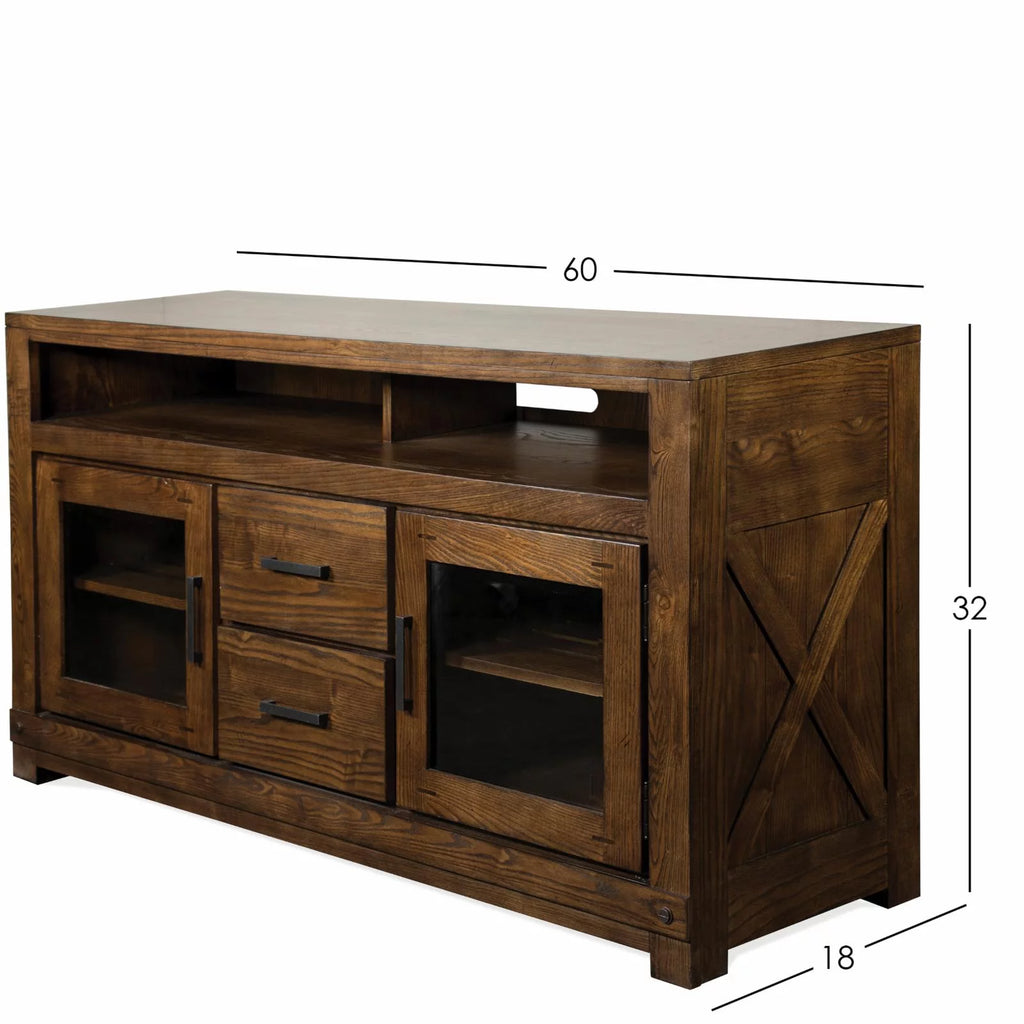 Wood TV Console U617