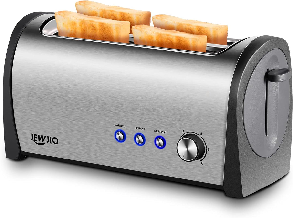 4 Slice Stainless Steel Toaster with Extra Wide Slot B7327