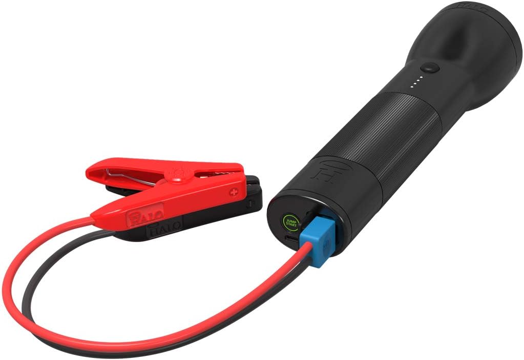Rechargeable Lithium LED Flashlight with Car Jump Starter and Phone Charger Q551