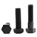 9/16 inch-12 x 5 inch Coarse Thread Grade 5 Hex Cap Screw Medium Carbon Steel Black Oxide Pk 100 V23934