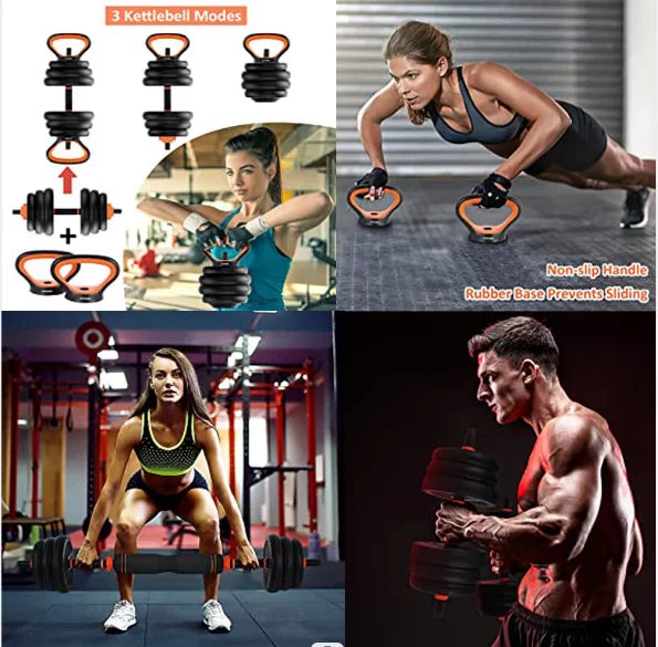Adjustable Dumbbell Set Black O625