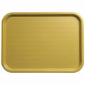 Black Polypropylene Basketweave Cafe Tray 16 inch x 12 inch W409