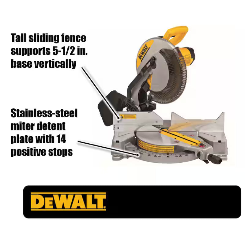 12 in. 15 Amp Single Bevel Compound Miter Saw P75313