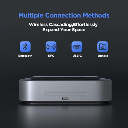 Wireless Bluetooth Microphone Conference Speakerphone, 360° Omnidirectional 8-Array Microphones Z795