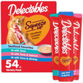 Seafood Variety Pack Squeezable Wet Cat Treats 54 Tubes Y78149