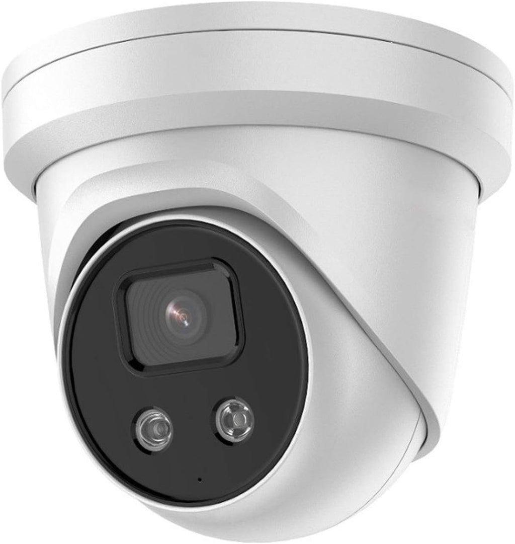 4MP Outdoor PoE Turret IP Camera, 2.8mm, EXIR 98ft Night Vision, Built-in Mic, IP67 Waterproof, H.265+ U821