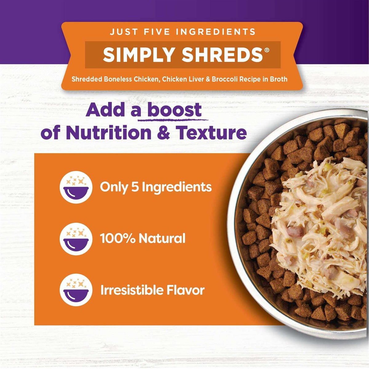 Grain Free Chicken Wet Dog Food Topper I37547