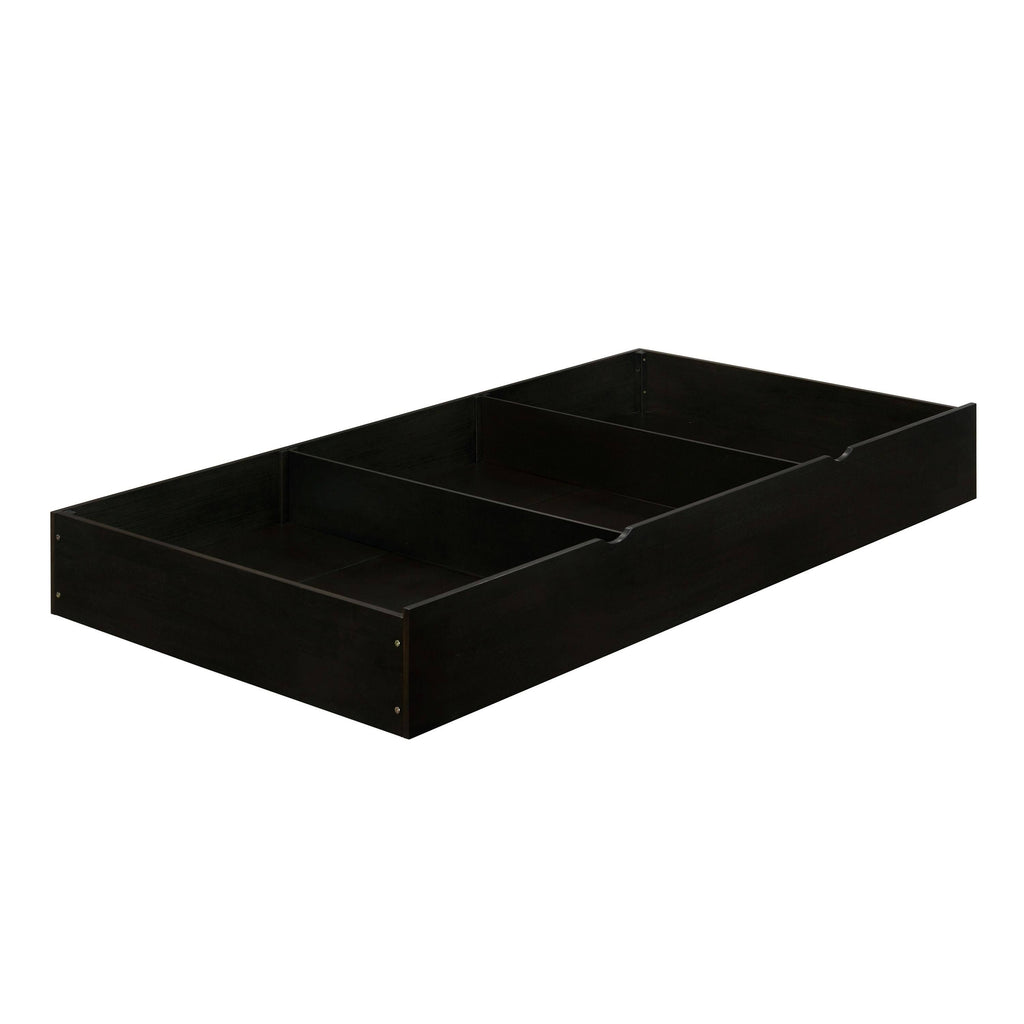 Dark Grey Wood Trundle Q63545