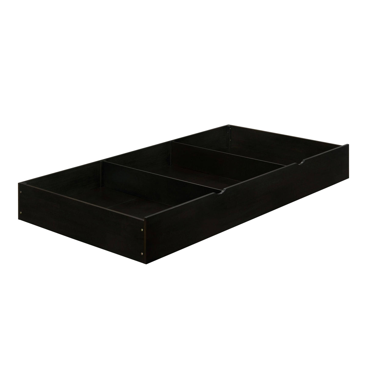 Dark Grey Wood Trundle Q63545