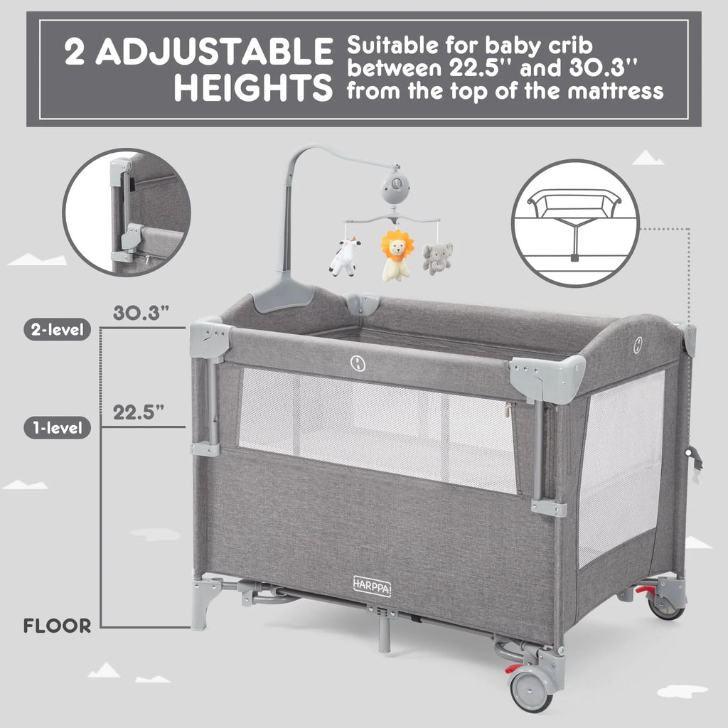 5 in 1 Portable Playard and Bassinet E5029
