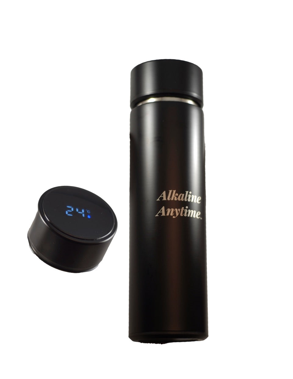 Stainless Steel Water Bottle Flask with 2 Lids T119