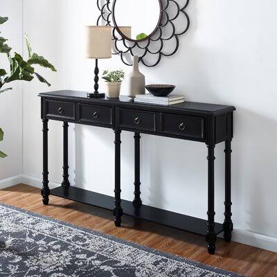 Black Console Table N292