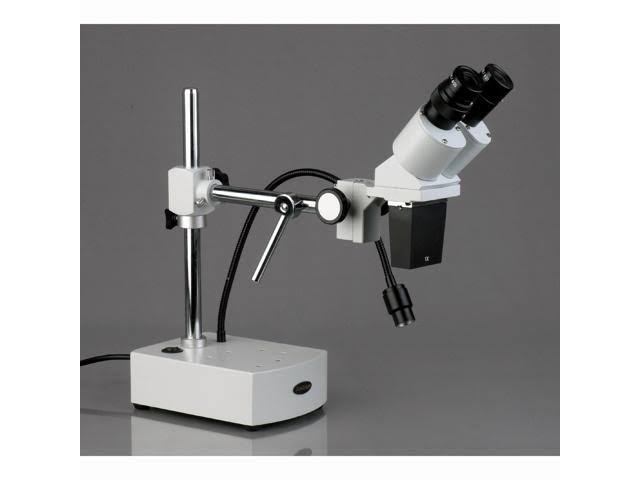 5x-10x Binocular Boom Arm Stereo Microscope with Light E371
