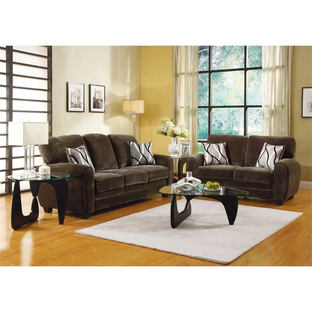 Contemporary Microfiber Upholstered Sofa O140414