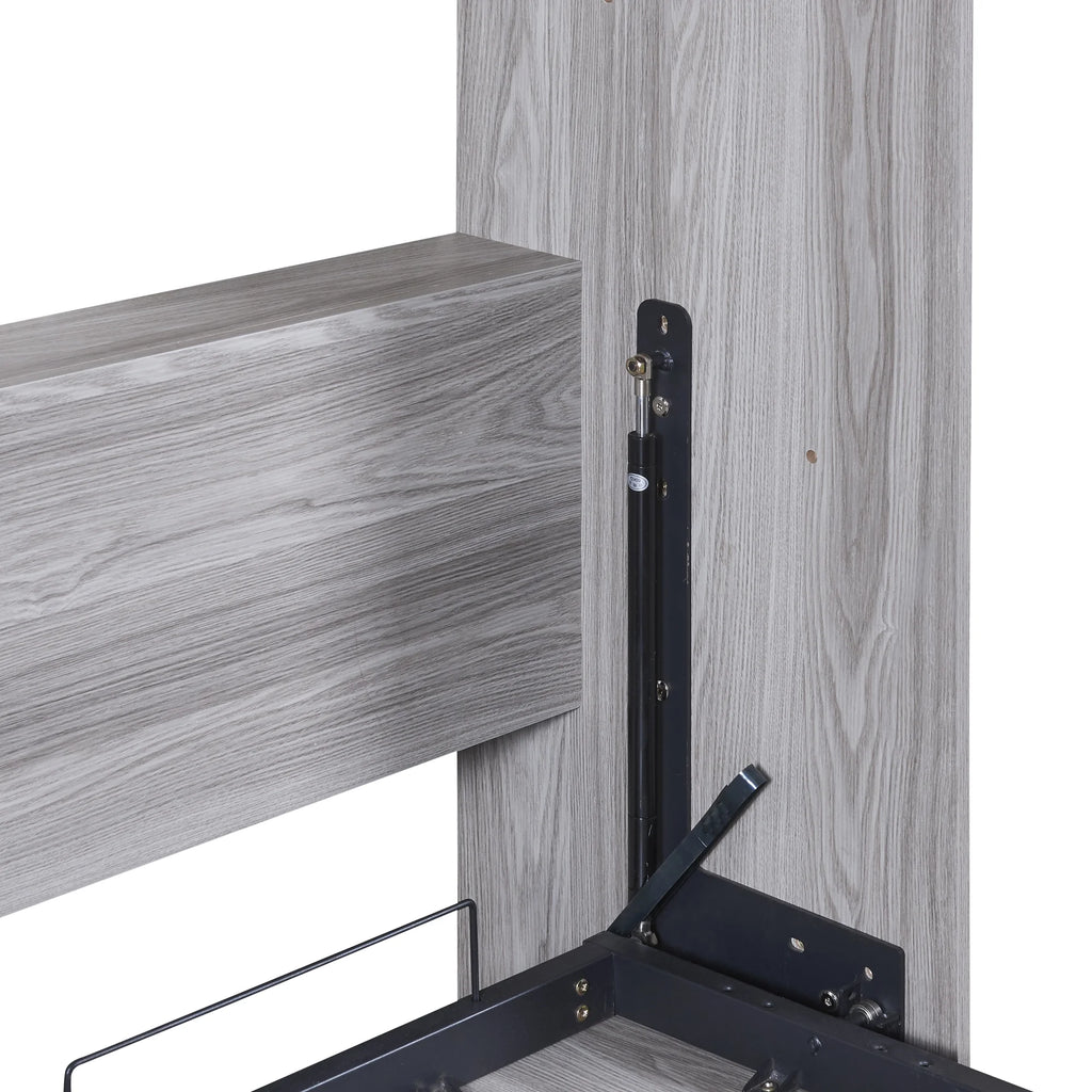 Pine Wood Full Size Murphy Bed O175