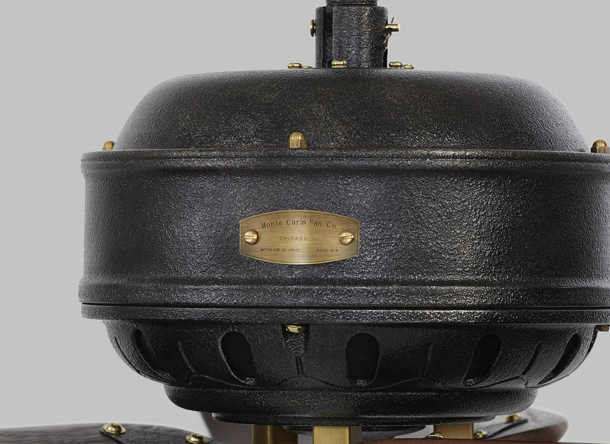 Antique Iron Ceiling Fan with Remote N303012