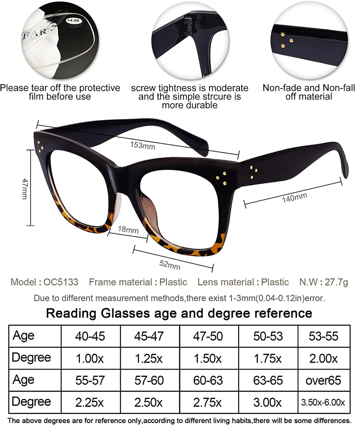 Blue Light Filter Glasses Z708