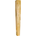 Four Sided Tapered Wood Post E7341